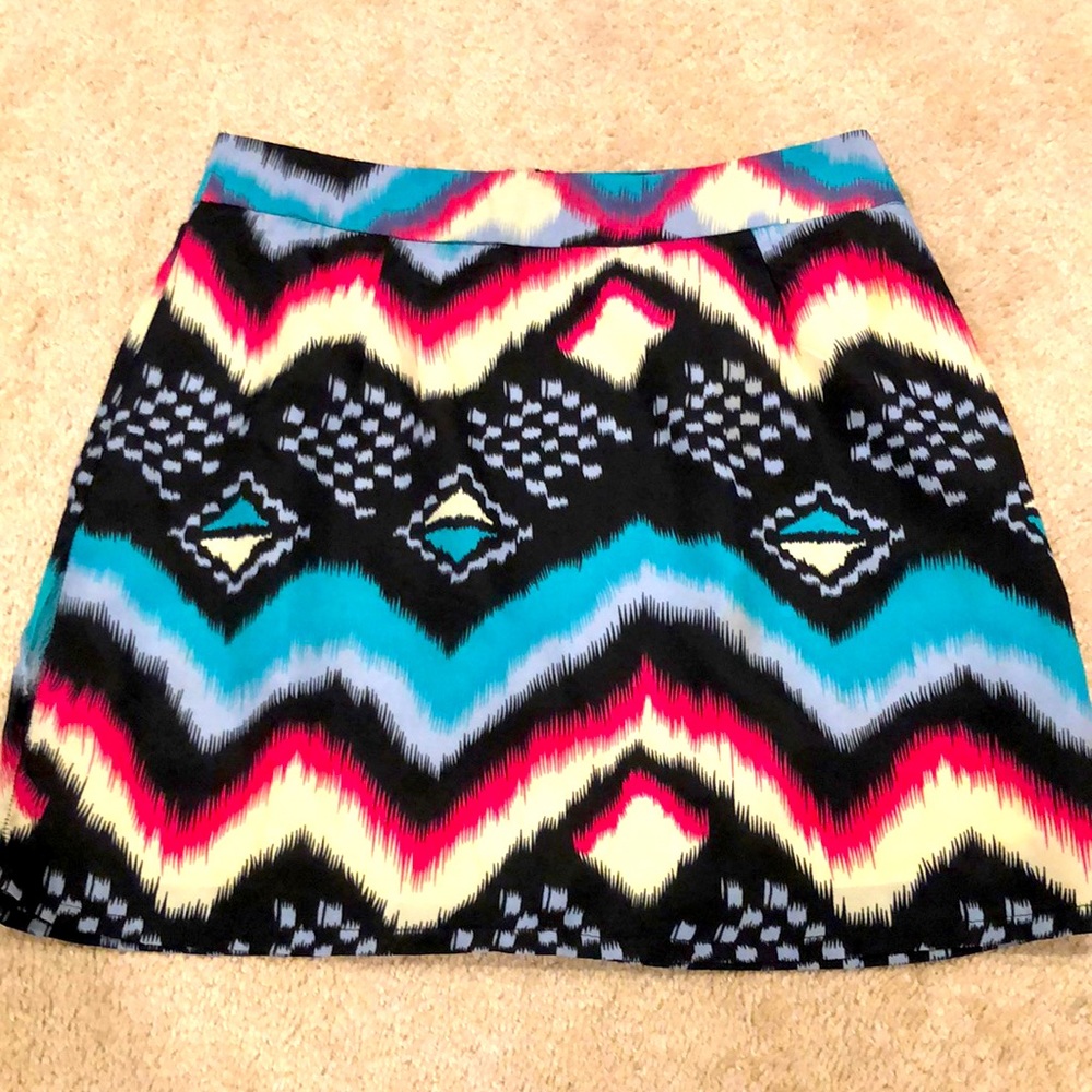 Printed Mini Skirt